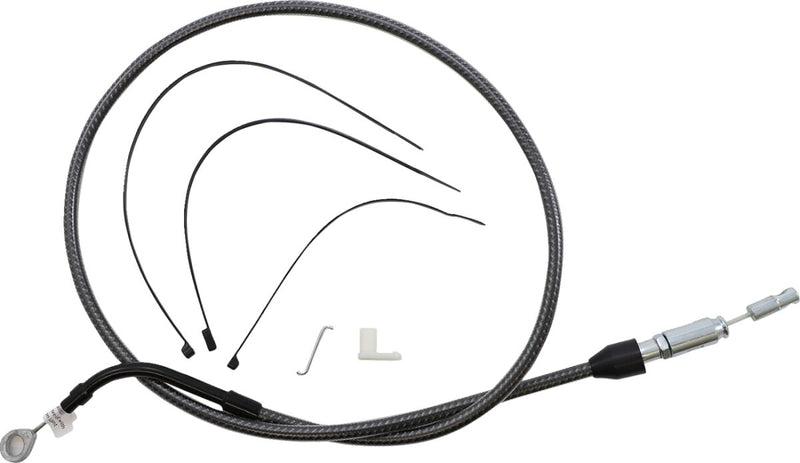 KARBONFIBR Designer Handlebar Installation Kit Carbon Fiber / Silver For Harley Davidson FLH 1868 - 38 CM - 43 CM