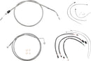XR Handlebar Installation Kit Chrome / Clear-Coated For Harley Davidson FLH 1868 - 30.5 CM - 35.5 CM