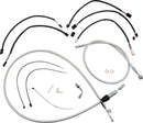 Sterling Chromite II® Designer Handlebar Installation Kit Chrome / Clear-Coated For Harley Davidson FLDE 1750 ABS - 38 CM - 43 CM