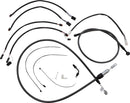 Black Pearl™ Designer Handlebar Installation Kit Black For Harley Davidson FLDE 1750 ABS - 30.5 CM - 35.5 CM