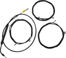 Standard Black Vinyl Handlebar Cable/Brake Line Kit Natural For Harley Davidson FLHR 1750 2021-2022