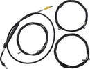 Standard Black Vinyl Handlebar Cable/Brake Line Kit Natural For Harley Davidson FLHR 1750 ABS 2021-2022