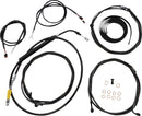 Complete Plug-and-Play Cable Kit Black / Clear-Coated / Natural For Harley Davidson FLHR 1750 - Standard