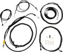 Complete Plug-and-Play Cable Kit Black / Clear-Coated / Natural For Harley Davidson FLHR 1750 - 30.5 CM - 35.5 CM