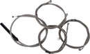 Complete Stainless Braided Handlebar Cable/Brake Line Kit Clear-Coated / Natural For Harley Davidson FLHRXS 1868 ABS 2024