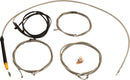 Complete Plug-and-Play Cable Kit Clear-Coated / Natural For Harley Davidson FLHRXS 1868 - Standard