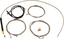 Complete Plug-and-Play Cable Kit Clear-Coated / Natural For Harley Davidson FLHRXS 1868 - 30.5 CM - 35.5 CM