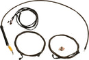 Complete Plug-and-Play Cable Kit Black / Clear-Coated / Natural For Harley Davidson FLTRKSE 1923 ABS - 30.5 CM - 35.5 CM