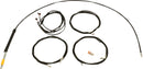 Complete Plug-and-Play Cable Kit Black / Clear-Coated / Natural For Harley Davidson FLHTK 1868 ABS - 38 CM - 43 CM