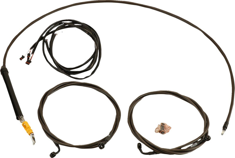 Complete Plug-and-Play Cable Kit Black / Clear-Coated / Natural For Harley Davidson FLTRK 1868 ABS - 45.5 CM - 51 CM