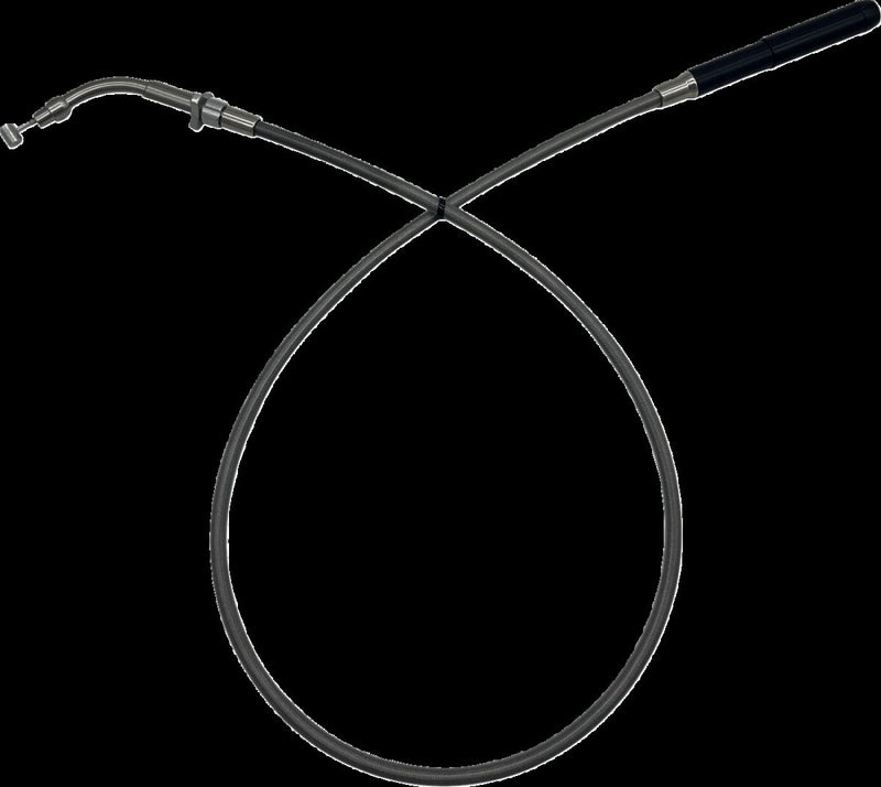 EZ Install Upper Clutch Cable Polished / Silver - +51 MM