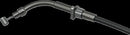 EZ Install Upper Clutch Cable Polished / Silver - 40.5 CM