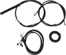 Complete Plug-and-Play Cable Kit Black / Clear-Coated / Natural For Harley Davidson FLH 1868 ABS