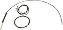 Complete Plug-and-Play Cable Kit Black / Clear-Coated / Natural For Harley Davidson FLHRXS 1868 - 30.5 CM - 35.5 CM
