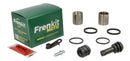 Caliper Repair Kit + Piston Black / Silver For Kawasaki VN 900 Vulcan Classic LT 2010-2024 - 27 MM