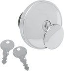 Screw-In Locking Gas Cap Chrome | Vendor No 03-0318A-B