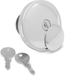 Screw-In Locking Gas Cap Silver | Vendor No 03-0320A-A