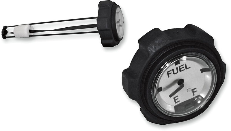 Non-Vented Gas Cap with Fuel Gauge Black / White For John Deere CYCLONE 340