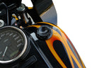 Vented Gas Cap Black For Harley Davidson FLD 1690