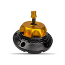 Performance Vented Cap Black / Gold For Harley Davidson FLHX 1923 ABS 2024-2025