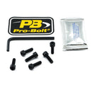 Aluminium Fuel Cap Kit Black For Kawasaki EX 250 R 2008-2012