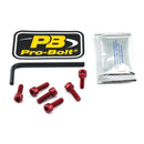Aluminium Fuel Cap Kit Red For Kawasaki EX 250 R 2008-2012