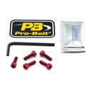 Aluminium Fuel Cap Kit Red For Kawasaki KLE 650 2015