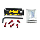 Aluminium Fuel Cap Kit Red For Kawasaki ER-6F 650 2012-2016