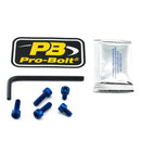 Aluminium Fuel Cap Kit Blue For Kawasaki ZX-10 R 1000 2016-2019
