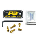Aluminium Fuel Cap Kit Gold For Kawasaki ZX-10 R 1000 2016-2019