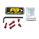 Aluminium Fuel Cap Kit Red For Suzuki GSR 750 2011-2016