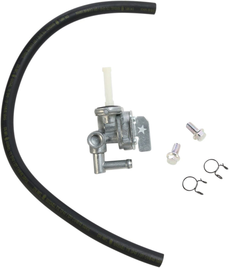 Fuel Valve Kit Black / Silver / White For Kawasaki KX 125 J