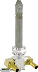 Power-Flo Dual Outlet Reserve Fuel Valve Aluminum / Gold / Polished For Honda CBR 600 F2 1991-1994