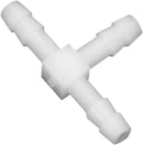 Plastic T-Fittings White - 3/32 Inch