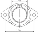 Carburetor Mounting Flange Black For Arctic Cat Bearcat 1 440