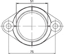 Carburetor Mounting Flange Black For Yamaha Excel 5 540
