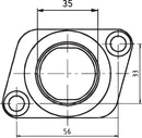Carburetor Mounting Flange Black For Polaris 340