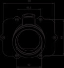 Carburetor Mounting Flange Black For Ski-Doo (BRP) Summit 600 1999