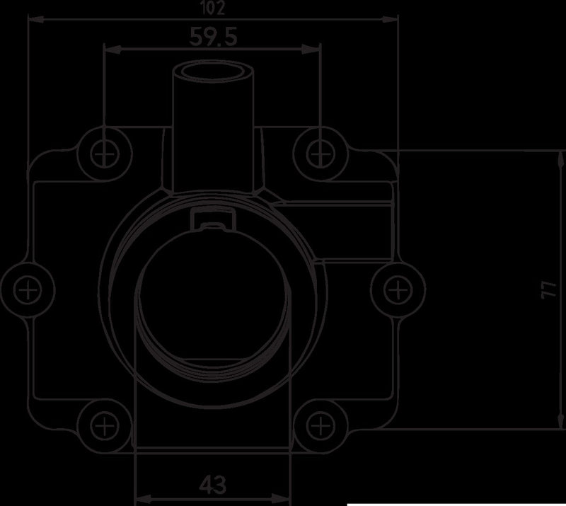 Carburetor Mounting Flange Black For Polaris XC 600 1998