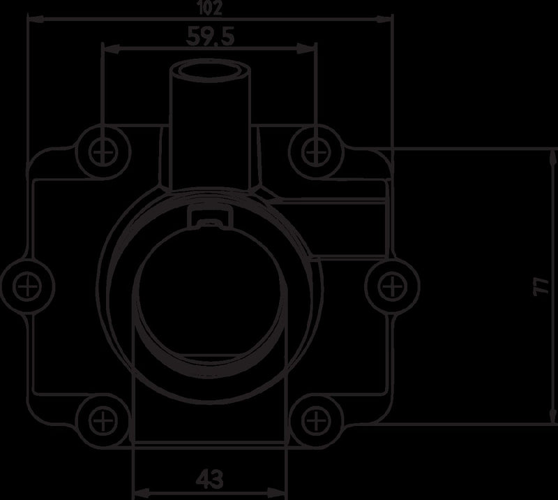 Carburetor Mounting Flange Black For Polaris XC 600 1998