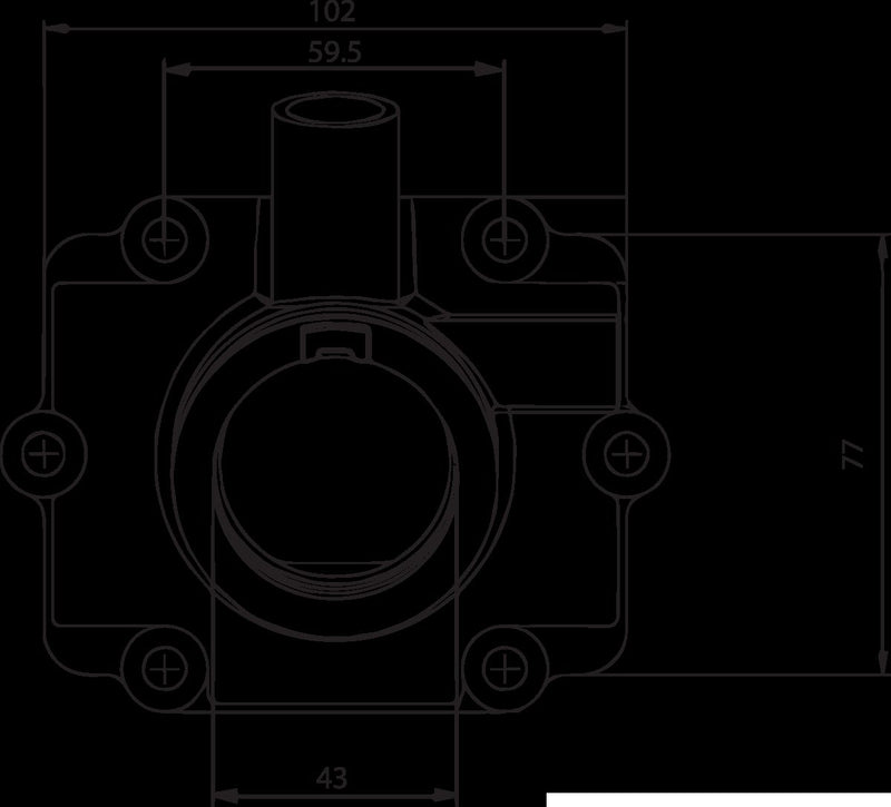 Carburetor Mounting Flange Black For Polaris XC 700 1999-2000
