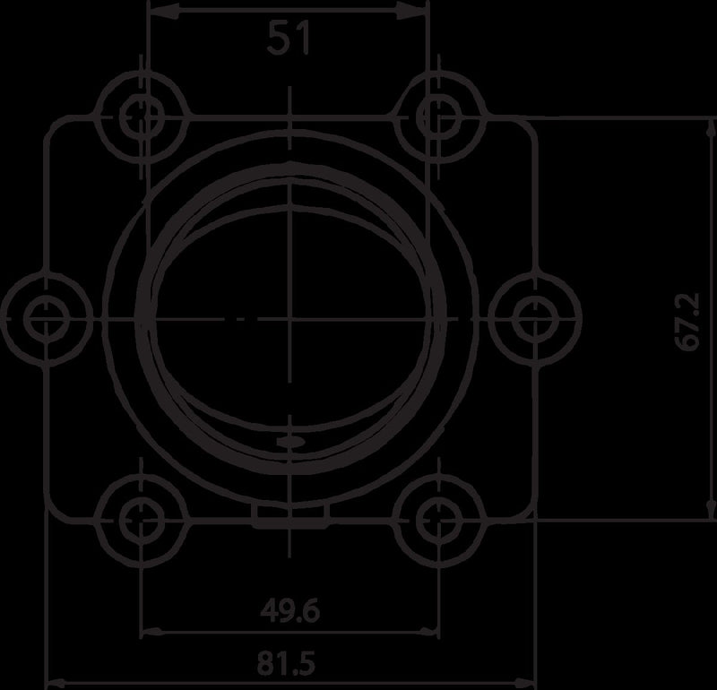 Carburetor Mounting Flange Black For Arctic Cat ZL 600 ESR EFI 2003