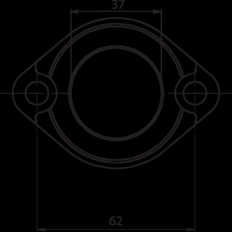 Carburetor Mounting Flange Black For Polaris Trail 550 2002-2003