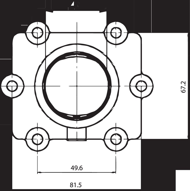 Carburetor Mounting Flange Black For Arctic Cat ZR 600 1998