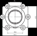 Carburetor Mounting Flange Black For Arctic Cat ZR 600 1999-2002