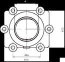Carburetor Mounting Flange Black For Arctic Cat ZR 600 1999-2002
