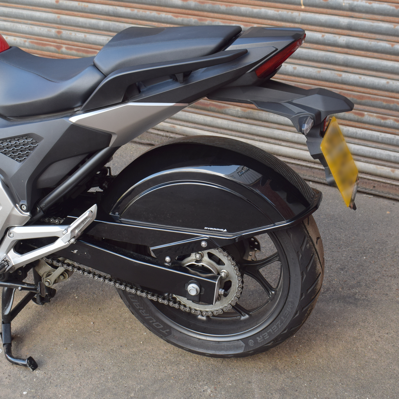 Full Rear Hugger  Gloss Black For Honda NC 700 S 2012-Current