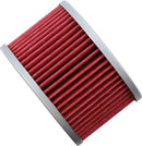 Oil Filter Red / Silver For Kymco VENOX 250 2004-2009 - 45 MM