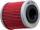 Performance Oil Filter Red / Silver For Aprilia RS 125 ABS 2017-2020