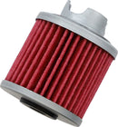 Oil Filter Red / Silver For Honda ATC 125 M 1986-1987 - 37 MM